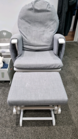 leather nursery glider